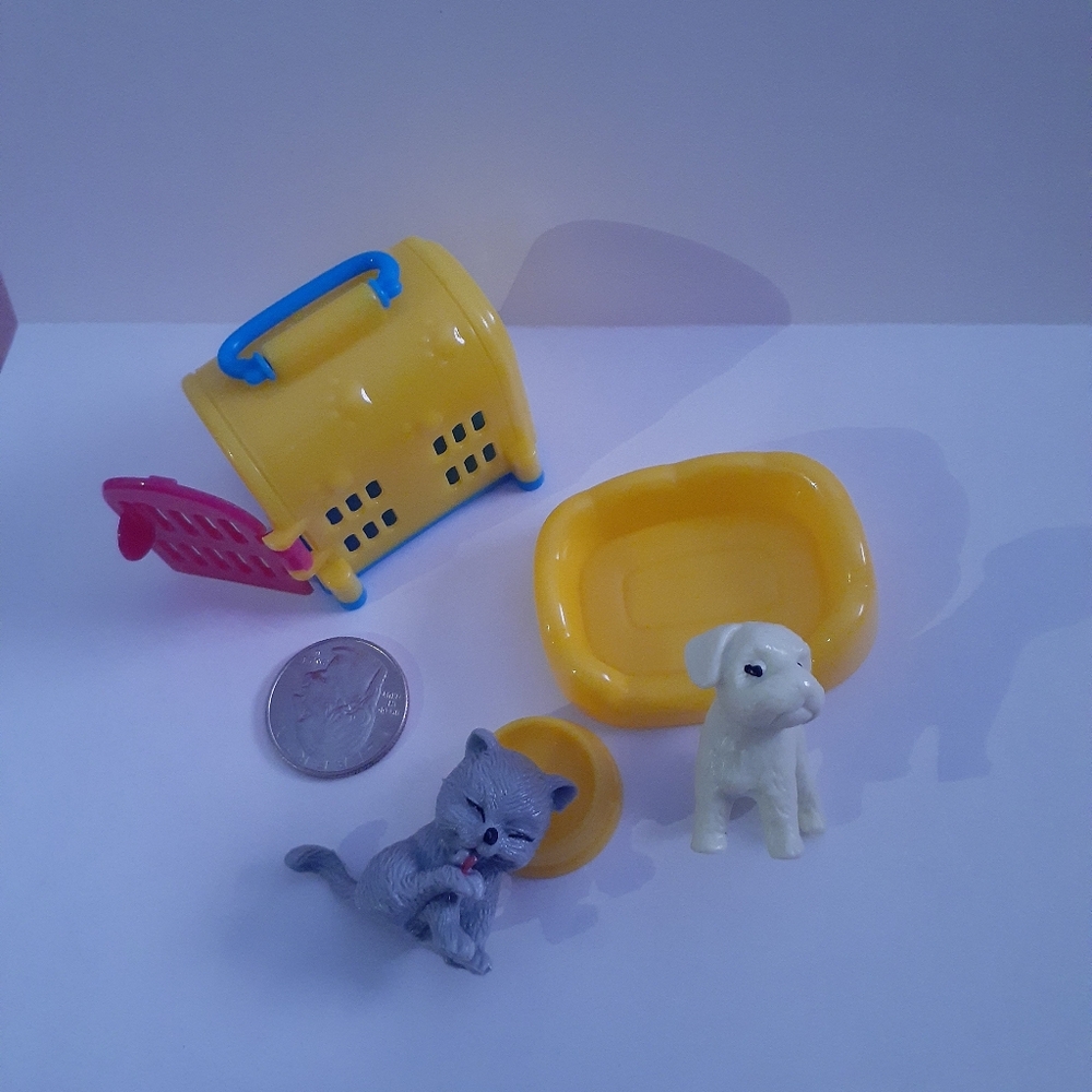 10/$40 Miniature Dollhouse Pets & Accessories